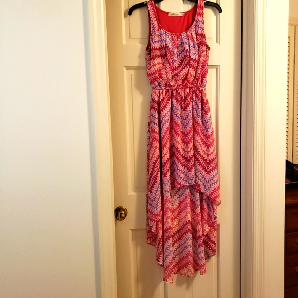 Liberty Love Dresses & Skirts - Liberty&Love high/low pink and purple dress, S